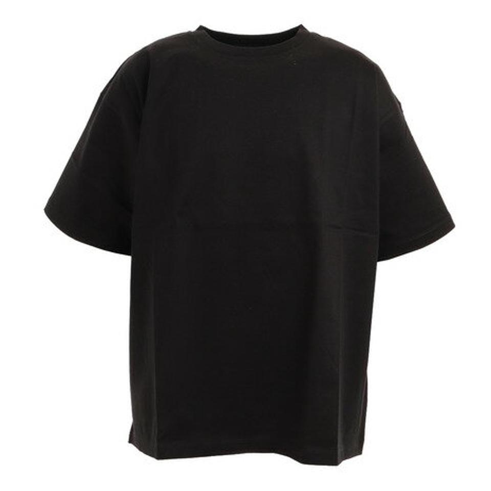 クローバーリーフ（LOVERS' LANE 45）（メンズ）無地ビッグTシャツ 02800450-BLK