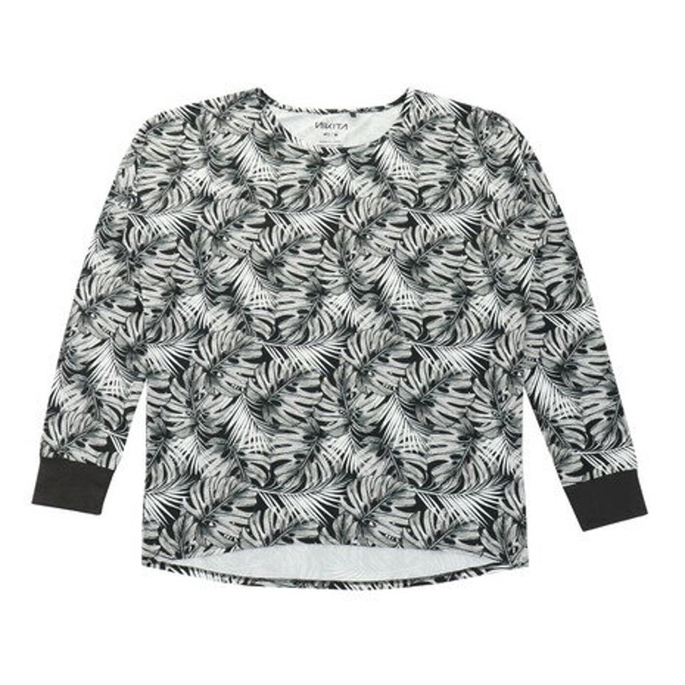 ニキータ（NIKITA）（レディース）BLOSSOM PRINT 長袖Tシャツ NSS20058 BLK