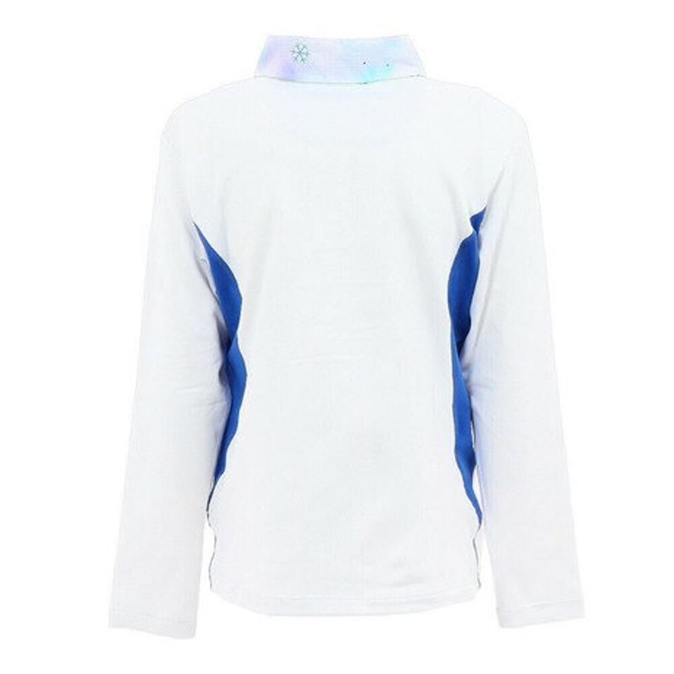 フェニックス（PHENIX）（キッズ）ジュニア ストレッチフリーズジップTシャツ PSAH2LS90 WT