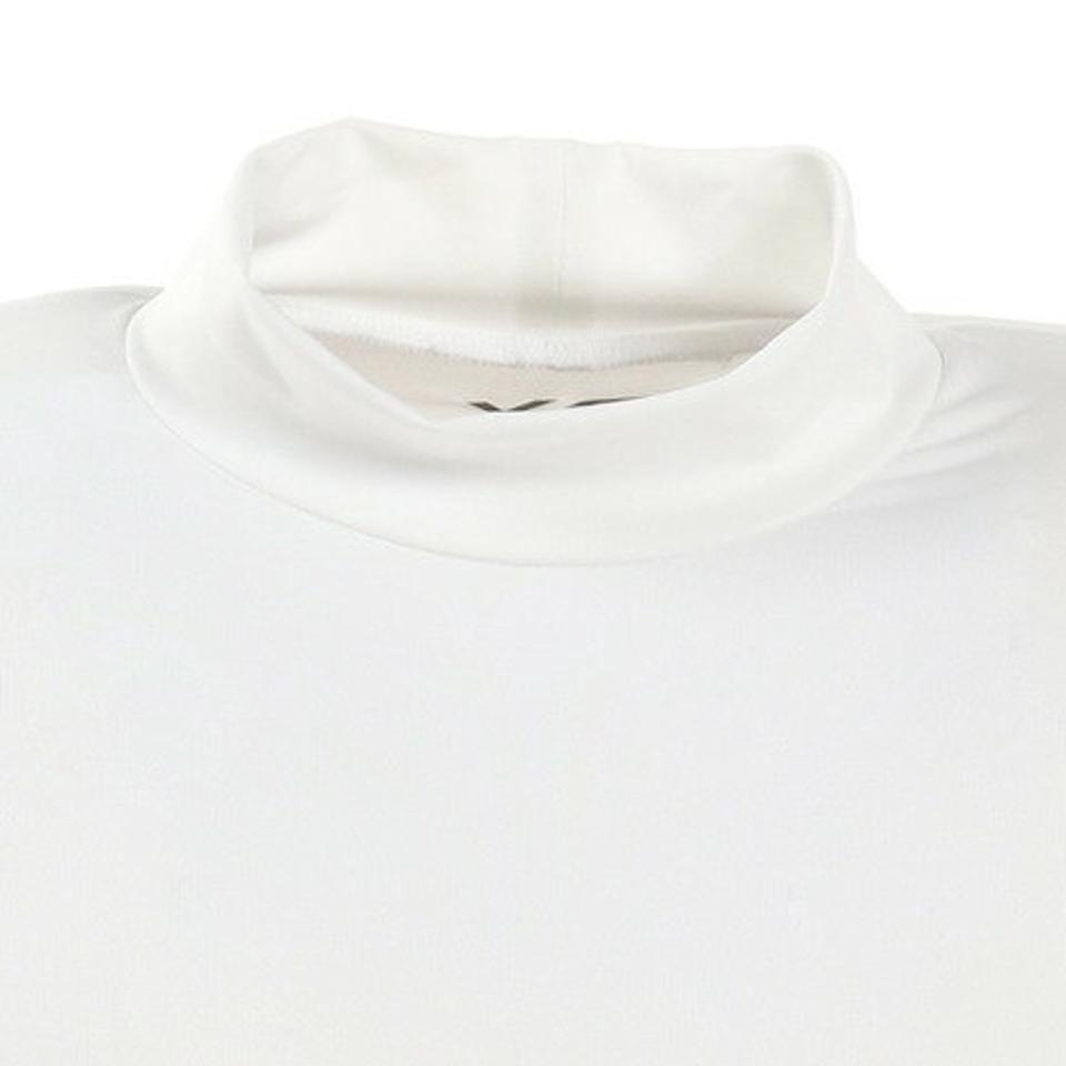 【2点10％OFFクーポン! 24日迄】エックスティーエス（XTS）（メンズ）テニス ストレッチハイネック長袖シャツ 732G6ES2854 WHT