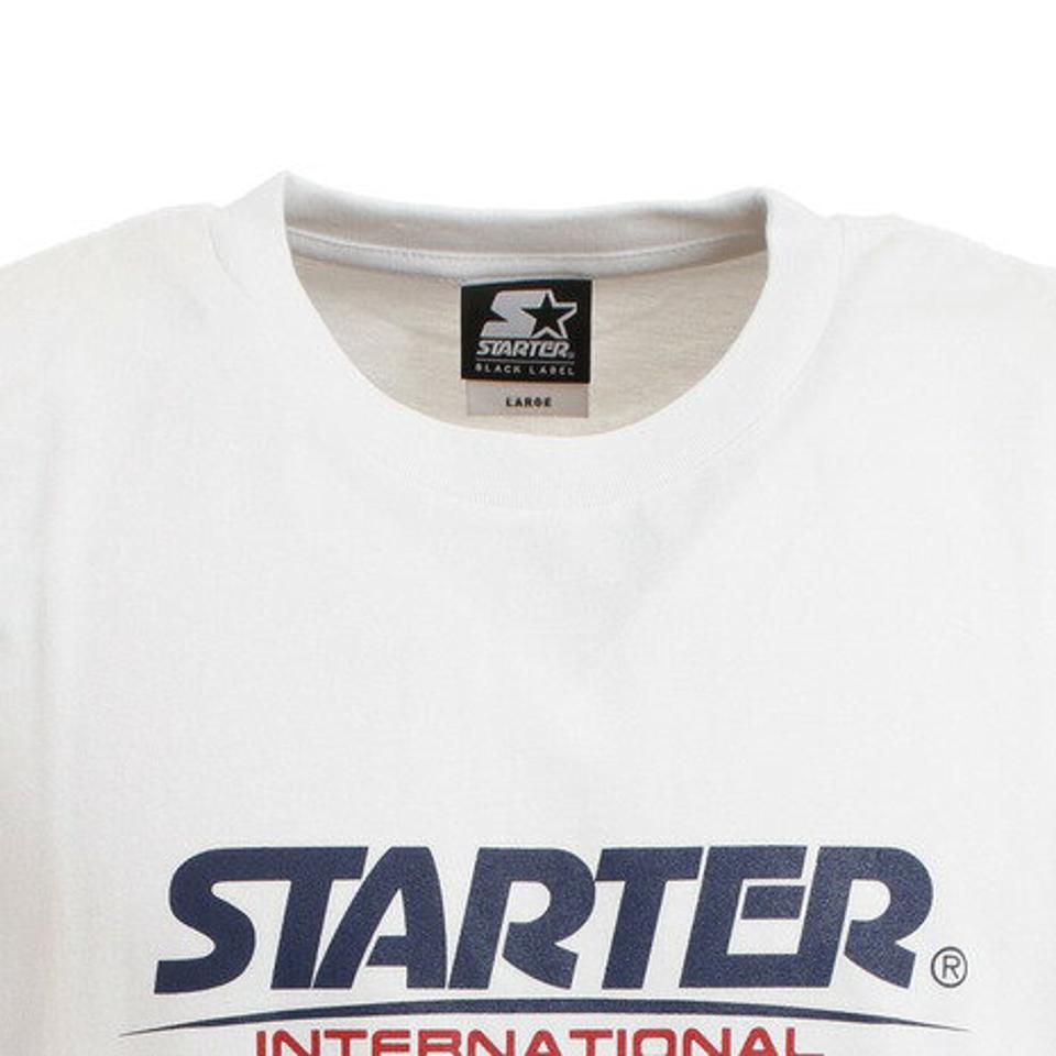 スターターブラックレーベル（STARTERBLACKLABEL）（メンズ）INTERNATIONAL ロゴTシャツ ST-2001-023 WHT