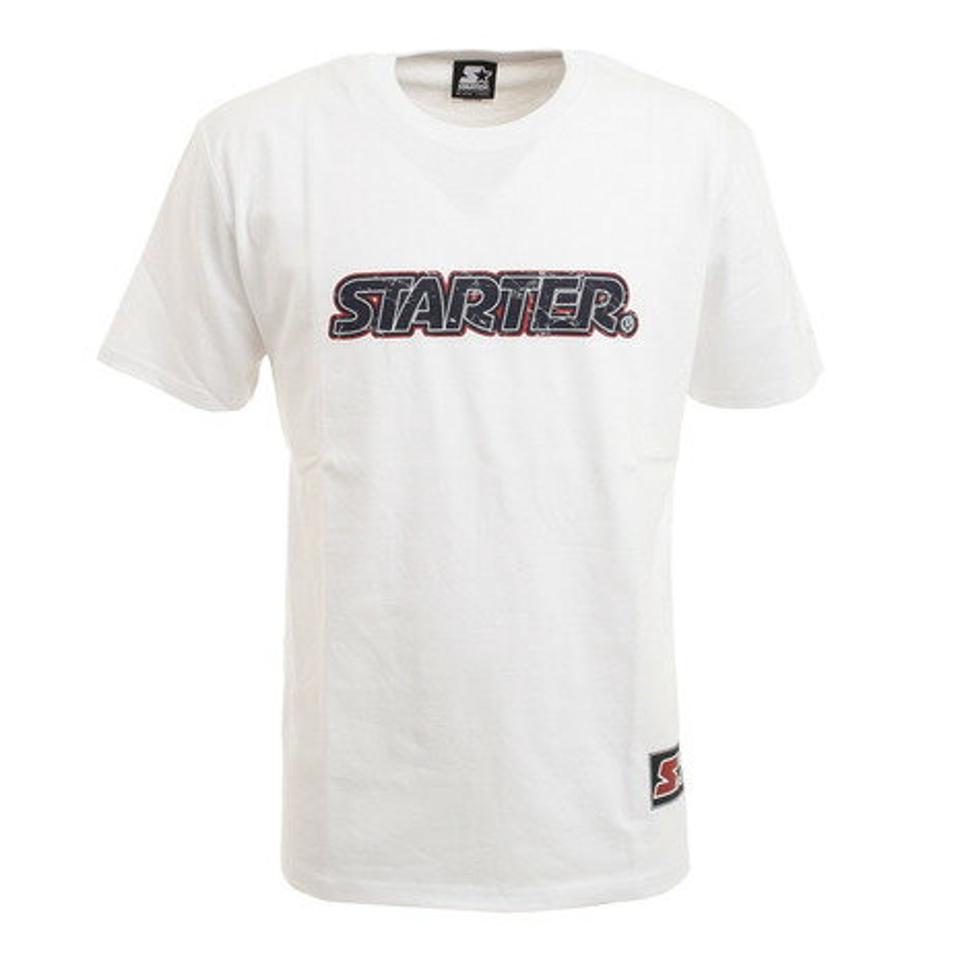 スターターブラックレーベル（STARTERBLACKLABEL）（メンズ）CLACK ロゴTシャツ ST-2001-020 WHT