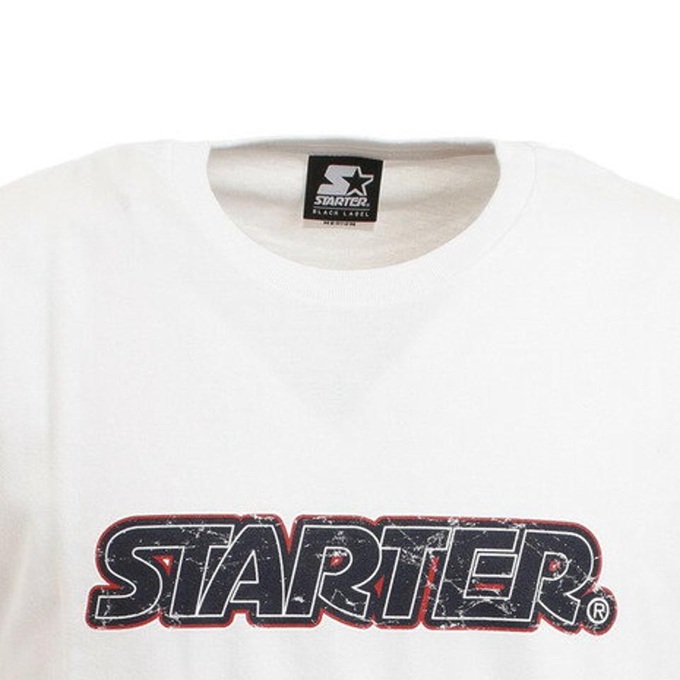 スターターブラックレーベル（STARTERBLACKLABEL）（メンズ）CLACK ロゴTシャツ ST-2001-020 WHT