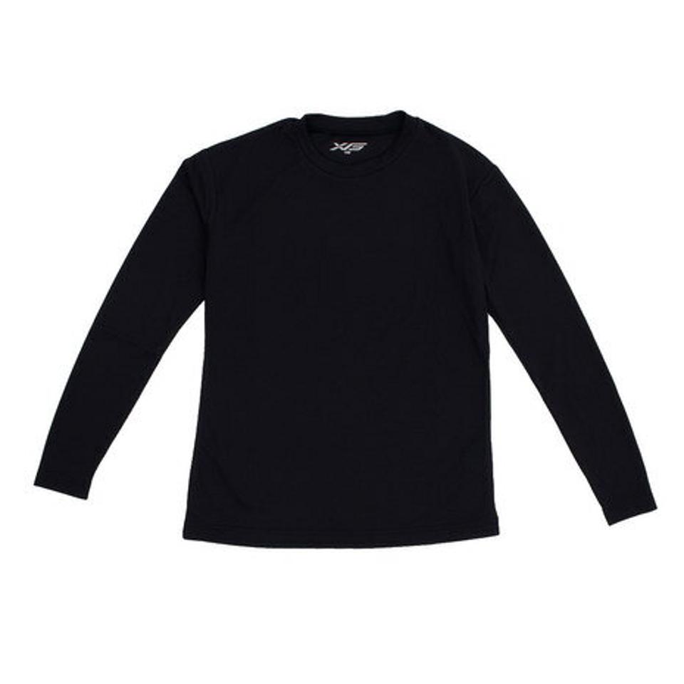【2点10％OFFクーポン! 24日迄】エックスティーエス（XTS）（キッズ）野球 アンダーシャツ ジュニア ドライプラス 長袖 インナー シャツ 724G5ES5961JR ネイビー
