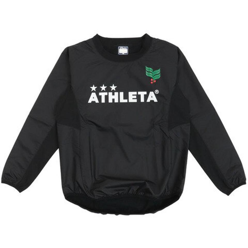 【10％OFFクーポン! 23日迄】アスレタ（ATHLETA）（キッズ）サッカー フットサルウェア ジュニア 裏付きピステシャツ XE-431J BLK