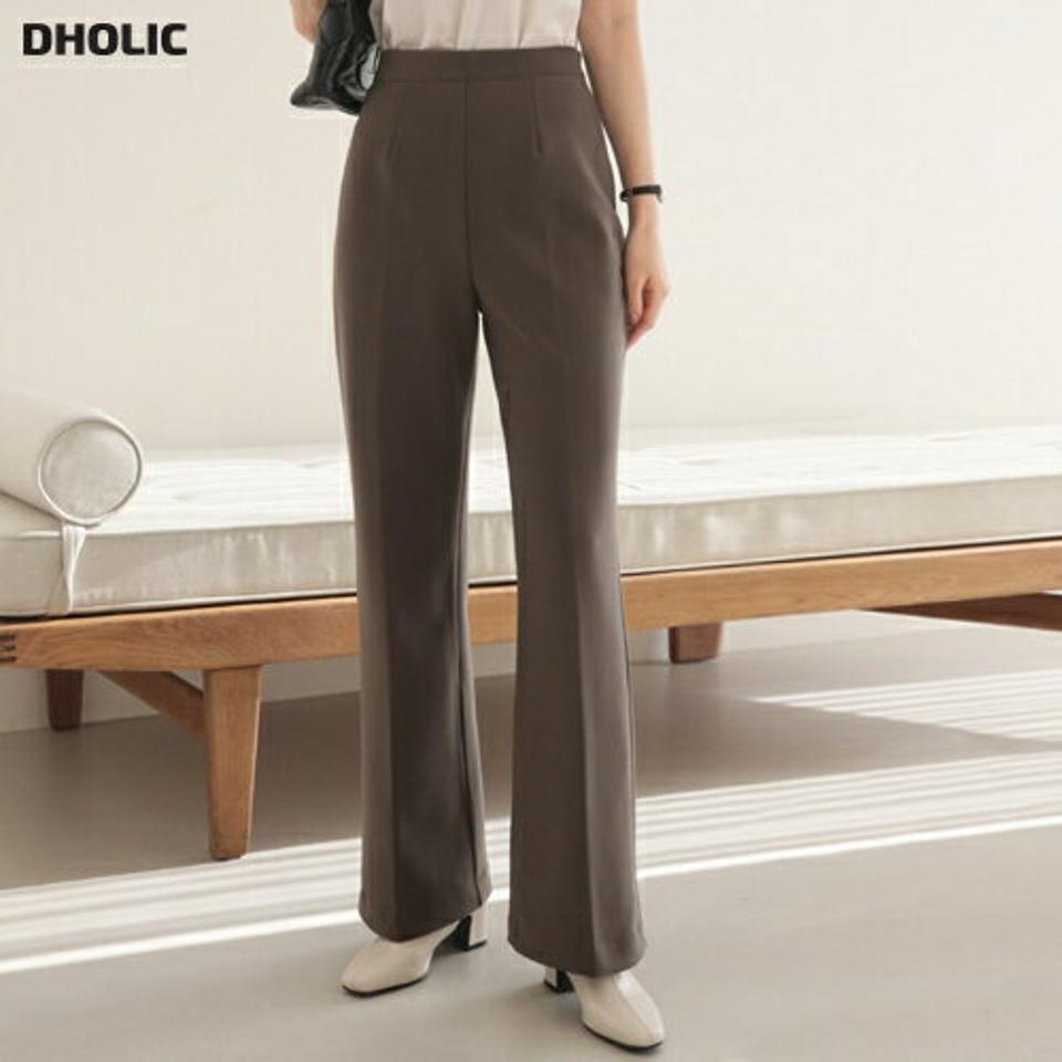 裏起毛ダーツスラックス・t00133 レディース 【pt】パンツ ズボン スラックス ロングパンツ 単色 無地 シンプル ベーシック ダーツ 裏起毛 オフィス オケージョン きれいめ 大人 ハイウエスト フルレングス ストレート 冬 韓国ファッション