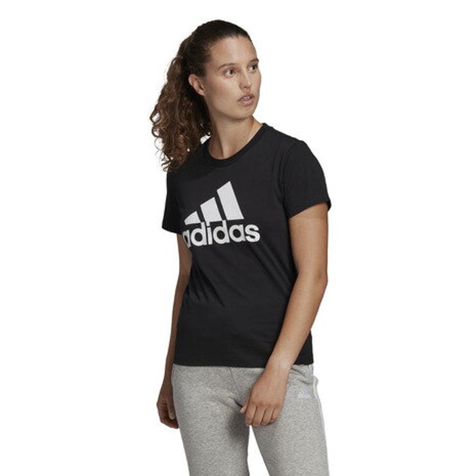 アディダス（adidas）（レディース）Tシャツ レディース 半袖 エッセンシャルズ ロゴTシャツ 46361-GL0722