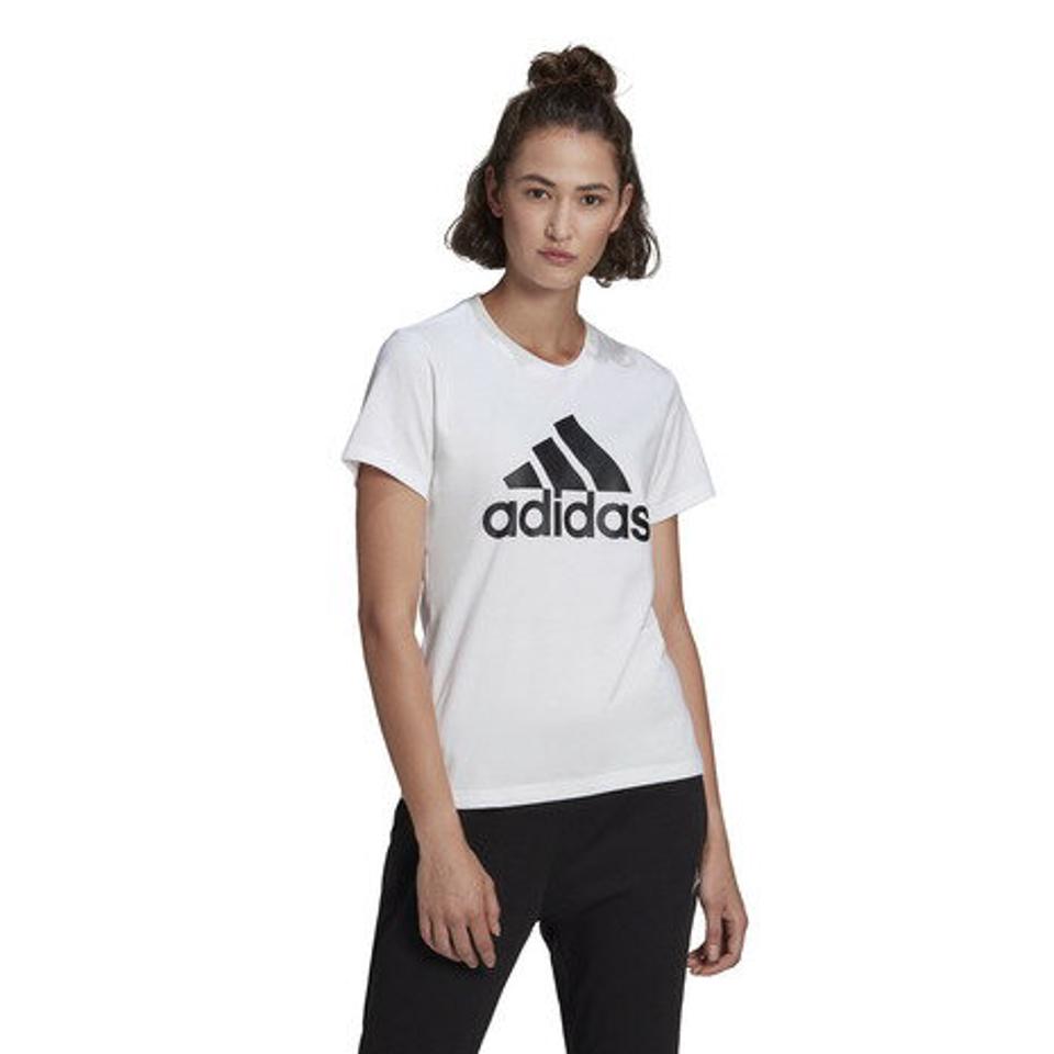 アディダス（adidas）（レディース）Tシャツ レディース 半袖 エッセンシャルズ ロゴTシャツ 46361-GL0649
