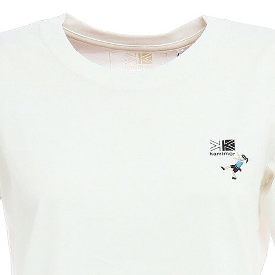 カリマー(karrimor)(レディース)クライムクライマーティー ホワイト 101247-0100 半袖Tシャツ トップス カジュアル アウトドア スポーツ クルーネック ロゴ 抗菌