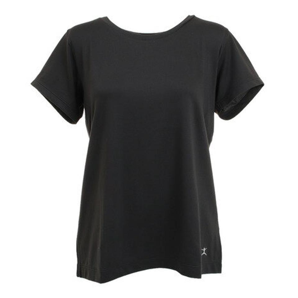 ダンスキン（DANSKIN）（レディース）オールデイ アクティブジャージー ライトTシャツ DA721102 K