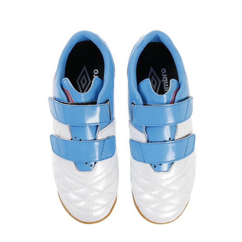 アンブロ（UMBRO）（キッズ）ジュニア フットサル インドア ACR シーテイー BL JワイドIN UU4NJB06WB ベルクロ サッカーシューズ