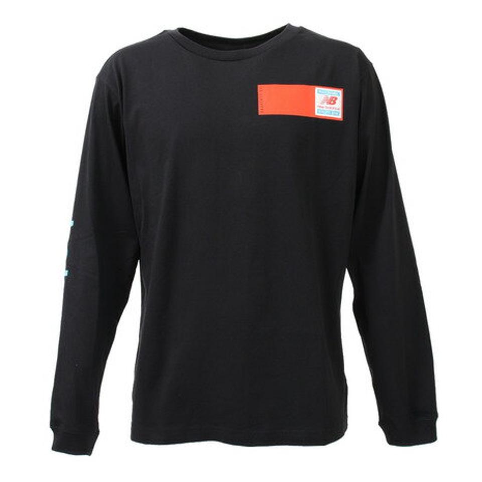 ニューバランス（new balance）（メンズ）Tシャツ メンズ 長袖 DISH//着用モデル Essentials Field Day AMT11549BK