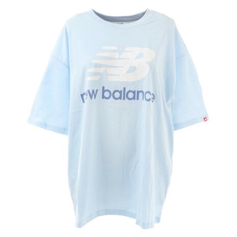 ニューバランス（new balance）（レディース）Tシャツ レディース 半袖 Essentials スタックドロゴTシャツ WT03519UVG
