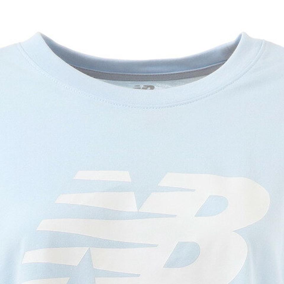 ニューバランス（new balance）（レディース）Tシャツ レディース 半袖 Essentials スタックドロゴTシャツ WT03519UVG