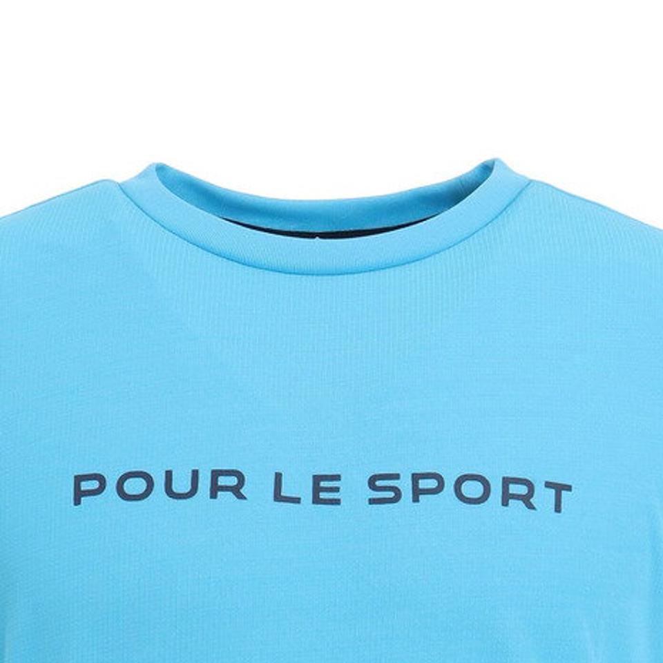 ジローム（GIRAUDM）（メンズ）ドライ 吸汗速乾 接触冷感 UVカット 半袖Tシャツ 863GM1ES6706 BLU 冷感 クール