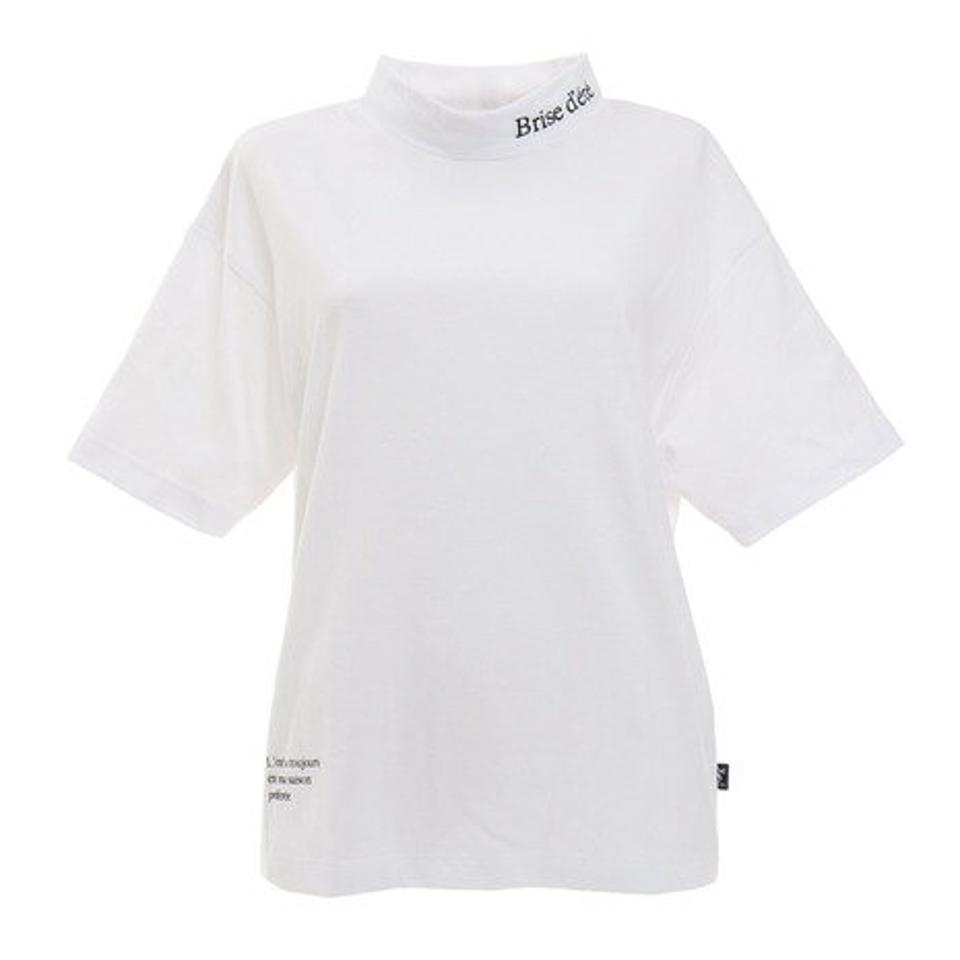 ウィッテム（HUITIEME）（レディース）Tシャツ レディース 半袖 UVカット モックネックシャツ HU21SEG864025WHT