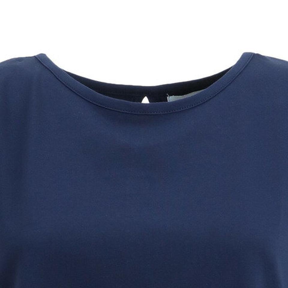 ウィッテム（HUITIEME）（レディース）Tシャツ レディース 半袖 UVカット ギャザースリーブTシャツ HU21SEG864020NVY