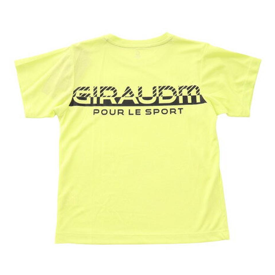 ジローム(GIRAUDM)(キッズ)ドライ 吸汗速乾 UVカット ジュニア Tスーツ 865GM1CD6724 YEL Tシャツ&ハーフパンツセット