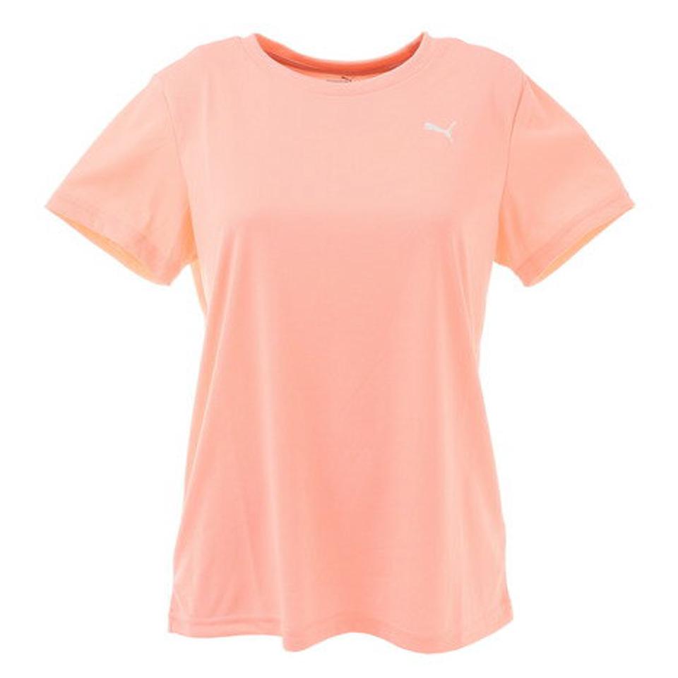 プーマ（PUMA）（レディース）Tシャツ レディース 半袖 トレーニングTシャツ 520659 03 PNK