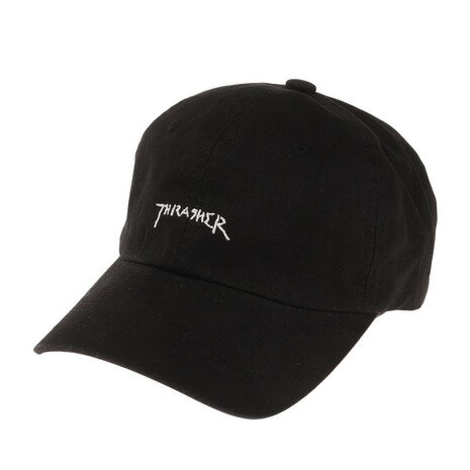 スラッシャー（THRASHER）（メンズ、レディース）GONZ LOGO COTTON DAD キャップ THR-C02-BK