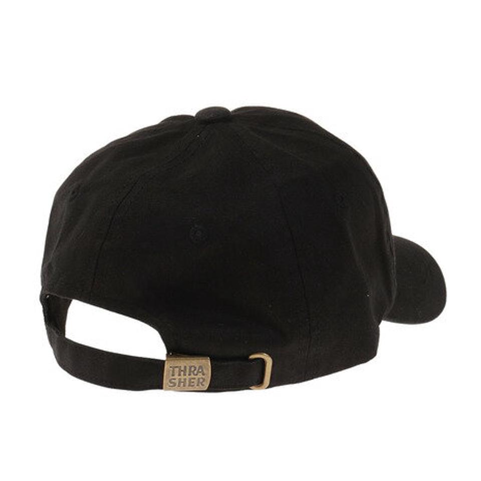 スラッシャー（THRASHER）（メンズ、レディース）MAG LOGO COTTON DAD キャップ THR-C01-BK