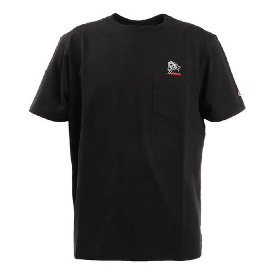 スライド（SLYDE）（メンズ）Tシャツ メンズ 半袖 TAKEUCHI ATSUSHI GO SURF sl2021ss011-b-BLK カットソー