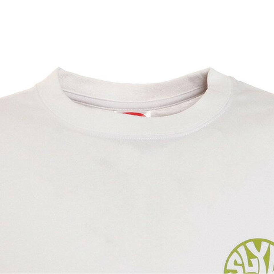 スライド（SLYDE）（メンズ）Tシャツ メンズ 半袖 CIRCLE ロゴ sl2021ss002-WH/GN カットソー