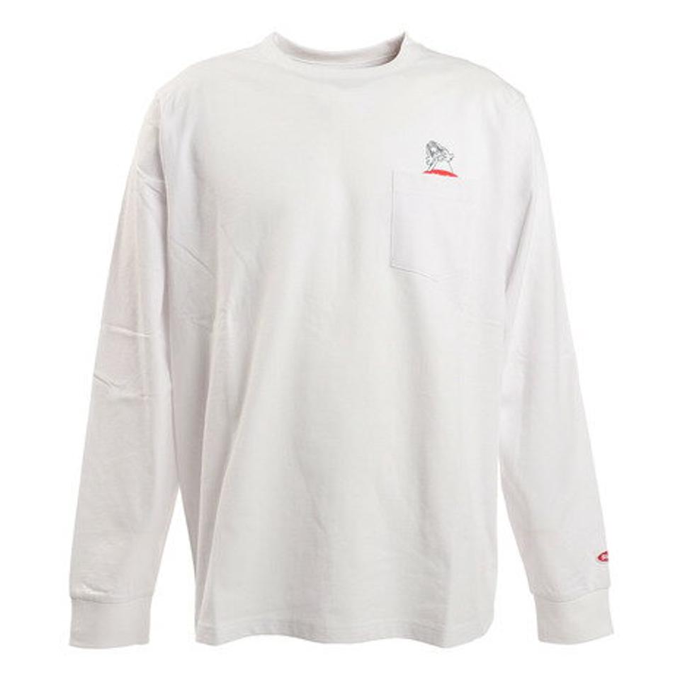 スライド（SLYDE）（メンズ）Tシャツ メンズ 長袖 TAKEUCHI ATSUSHI GO SURF sl2021ss001-b-WHT