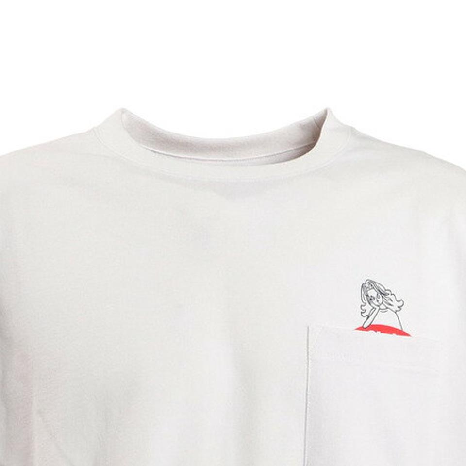 スライド（SLYDE）（メンズ）Tシャツ メンズ 長袖 TAKEUCHI ATSUSHI GO SURF sl2021ss001-b-WHT