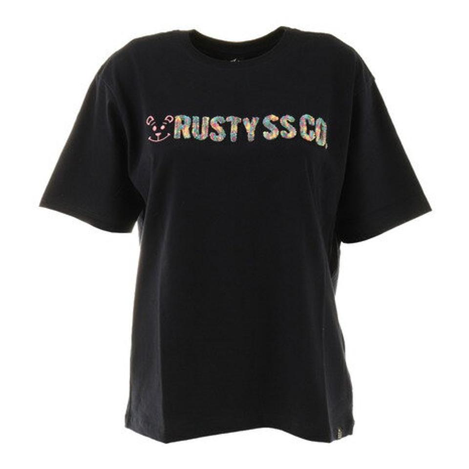 ラスティ（RUSTY）（レディース）Tシャツ レディース 半袖 アニマルモチーフTシャツ 9205152NVY