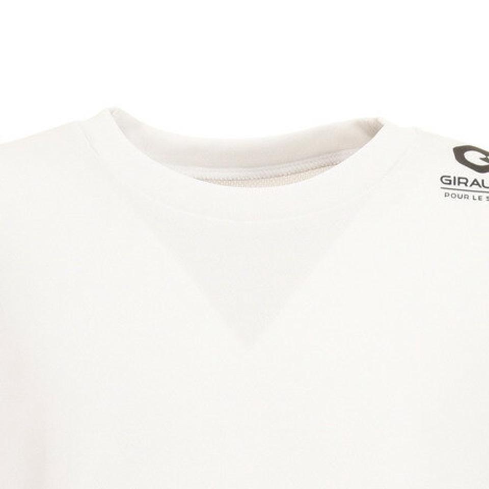 ジローム（GIRAUDM）（キッズ）抗ウイルス素材 ナノガード ドライ 吸汗速乾 UVカット ジュニア 半袖Tシャツ 865GM1TP6609 WHT 生地 服