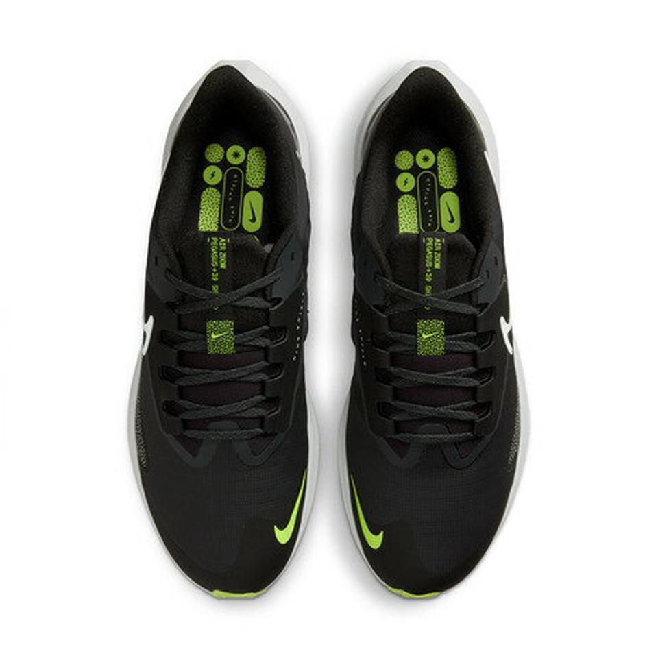 ナイキ（NIKE）（メンズ）ランニングシューズ エア ズーム ペガサス 39 シールド ブラック DO7625-002 スニーカー ジョギング はっ水 雨天 駅伝 部活 マラソン