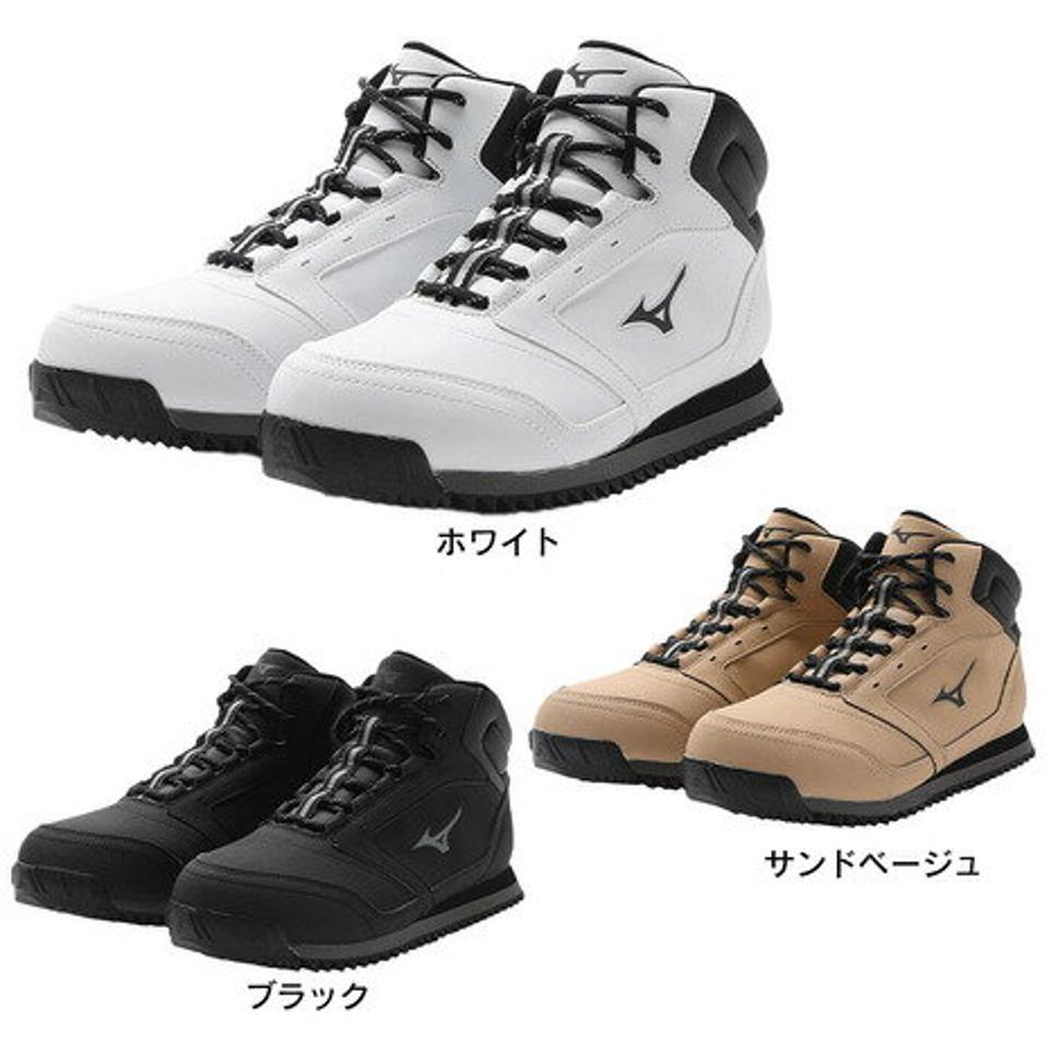 ミズノ（MIZUNO）（メンズ、レディース）スノーシューズ 防水 スノースケープ2 ホワイト ブラック サンドベージュ B1GA2202 雪道 防寒 ハイカット スニーカー