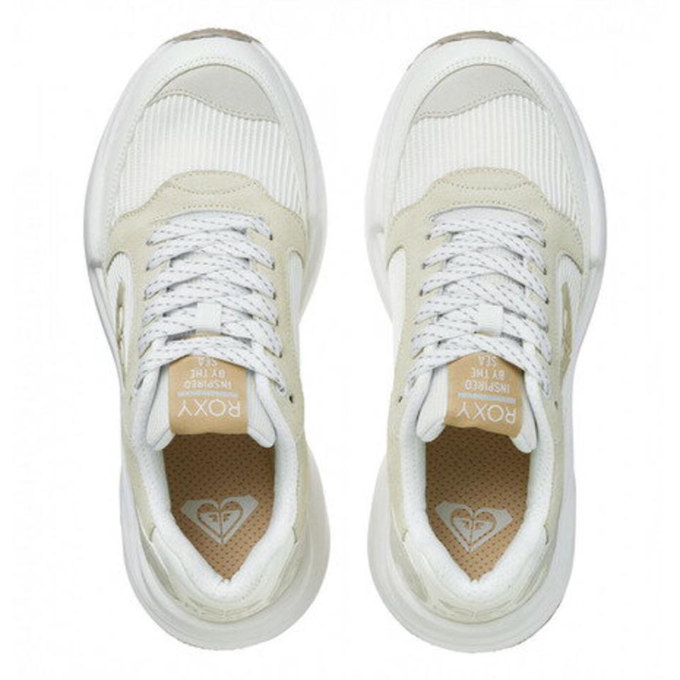 ロキシー（ROXY）（レディース）スニーカー レディース 白 デーバイデー DAY BY DAY ホワイト 22FWRFT224202WHT アウトドアシューズ 通勤 通学