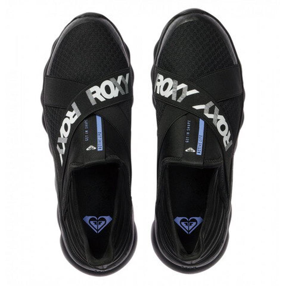 ロキシー（ROXY）（レディース）スニーカー スリッポン レディース 黒 オンザムーブ ON THE MOVE 4 ブラック 22FWRFT224201BBK 通勤 通学