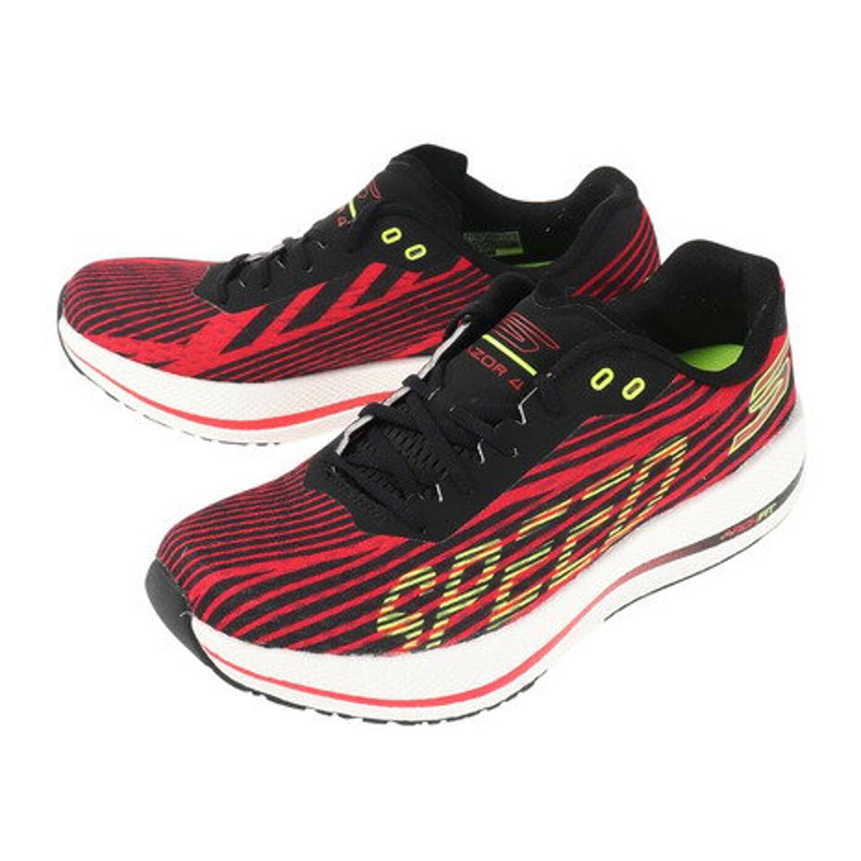 スケッチャーズ（SKECHERS）（メンズ）ランニングシューズ ゴーラン アーチフィット レイザー 4 246075-RDYL スニーカー ジョギングシューズ
