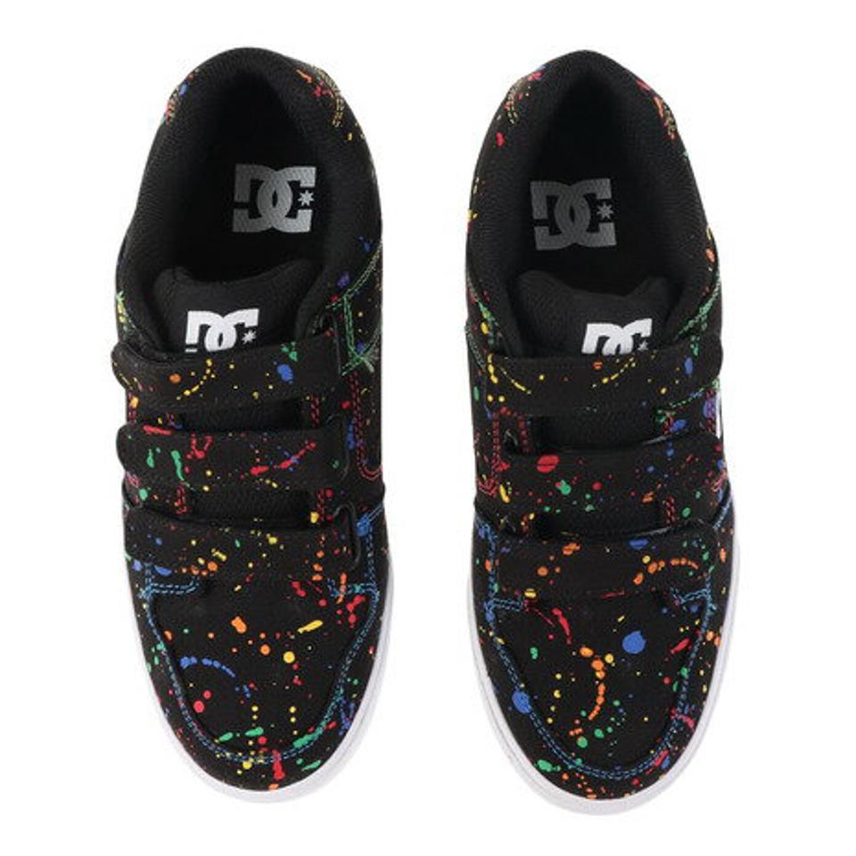 ディーシー・シュー（DC SHOE）（キッズ）ジュニア スニーカー 黒 KS ピュア KS PURE V 22FW ブラック DK224011BS5 ベルト付き