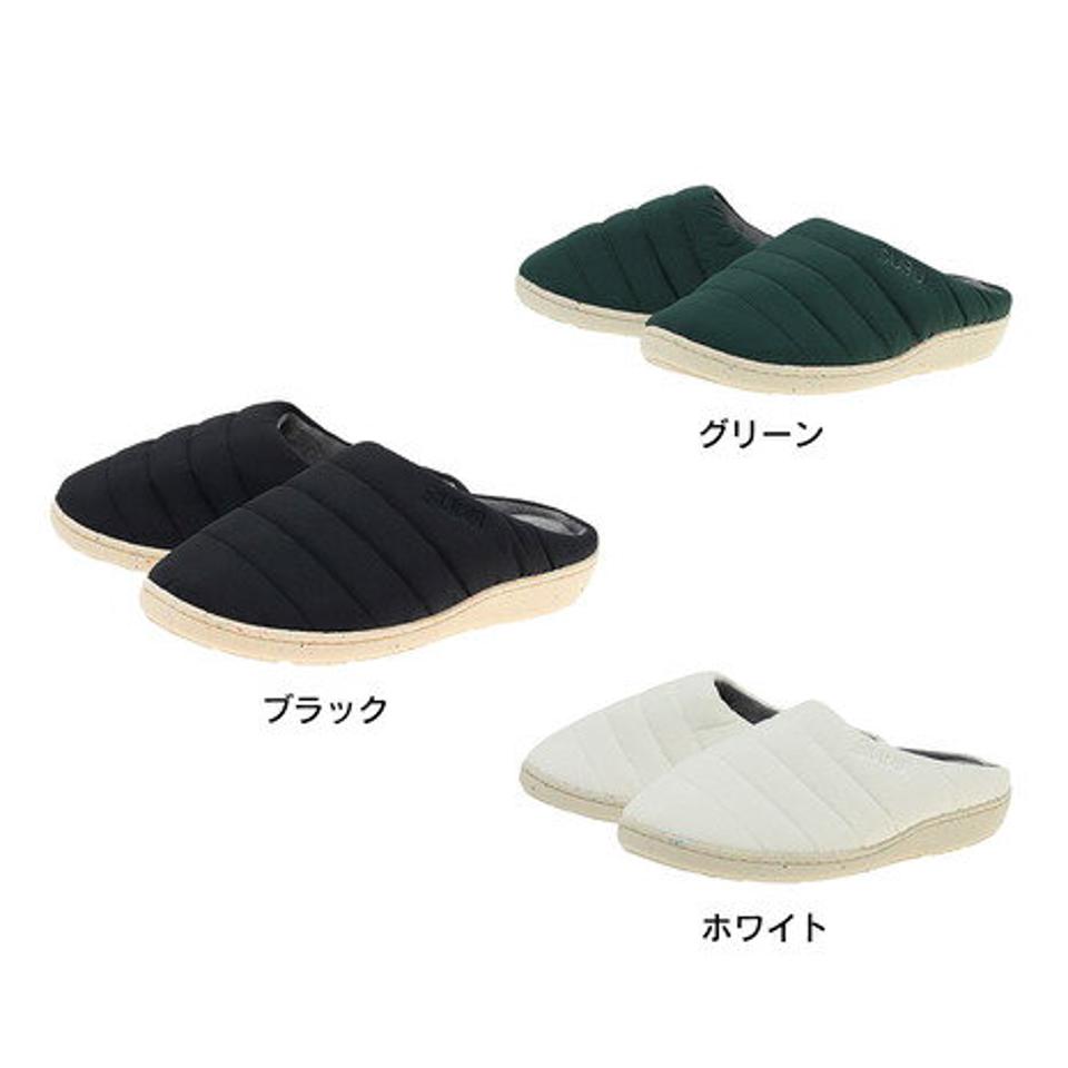 スブ（SUBU）（メンズ、レディース）モックシューズ スリッポン SUBU Re: グリーン ブラック ホワイトSR-02 ウィンターサンダル 秋冬用 室内履き アウトドア