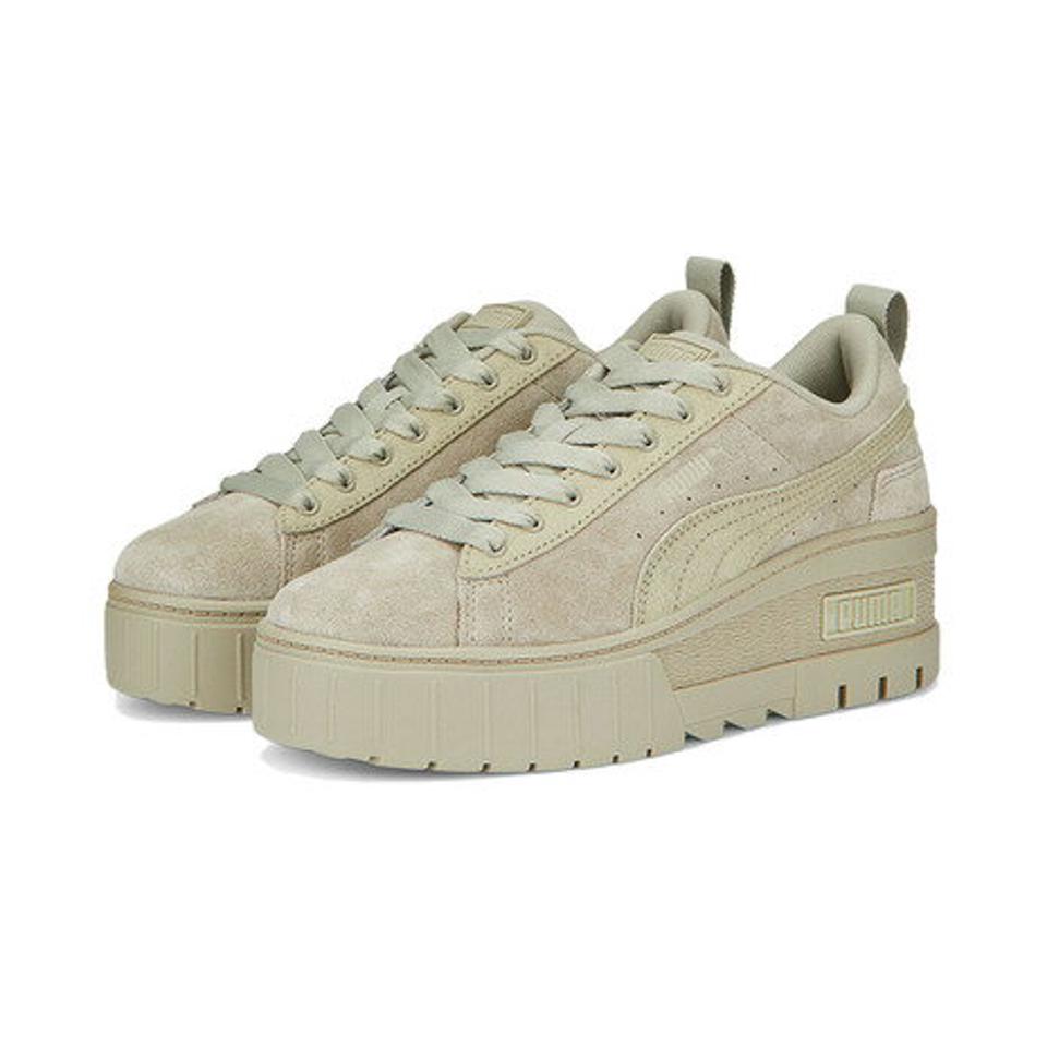 プーマ（PUMA）（レディース）スニーカー レディース 厚底 メイズ ウェッジ トーナル スニーカー グレー 38674302 スポーツシューズ