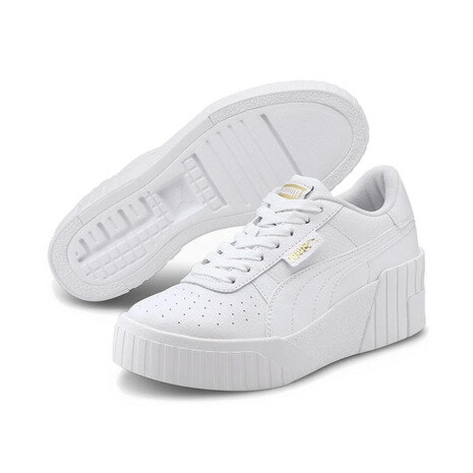 プーマ（PUMA）（レディース）スニーカー レディース 白 CALI ウェッジ ウィメンズ スニーカー 37343801 スポーツシューズ 厚底