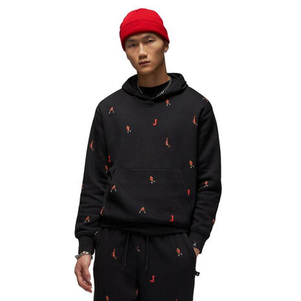 ジョーダン（JORDAN）（メンズ）パーカー エッセンシャル ホリデー ジャンプマン フリース プルオーバー DV9393-010