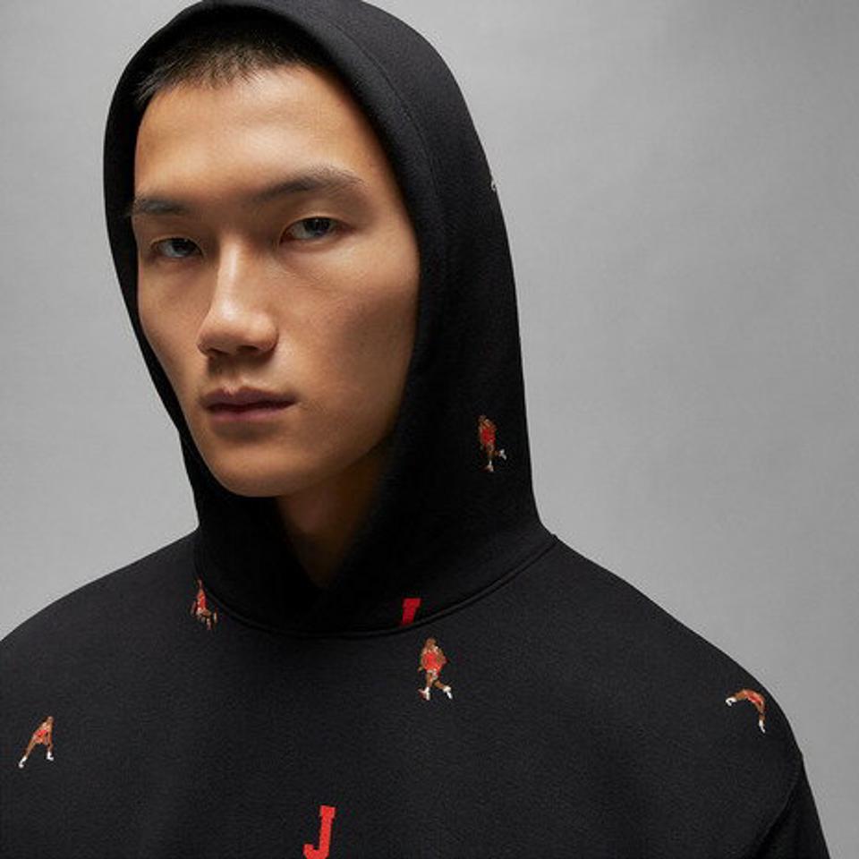 ジョーダン（JORDAN）（メンズ）パーカー エッセンシャル ホリデー ジャンプマン フリース プルオーバー DV9393-010