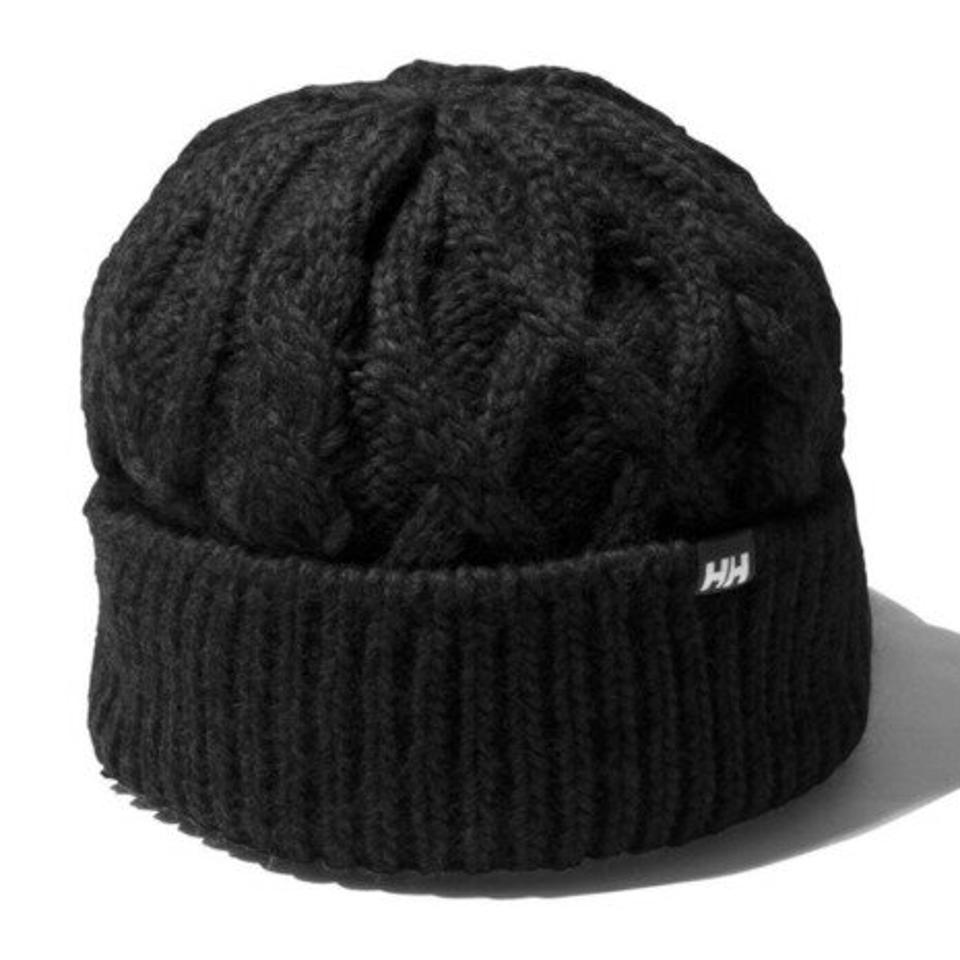 ヘリーハンセン（HELLY HANSEN）（メンズ）ニット帽 トレッキング 登山 ケーブルビーニー HC91856 K