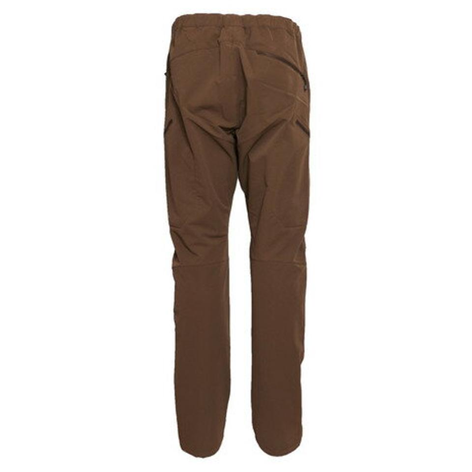 POLEWARDS(メンズ)パンツ ボトム トレックサーモリニングパンツ PW2JJD07 KAK カーキ ウエスト調節 起毛ライナー あったかパンツ