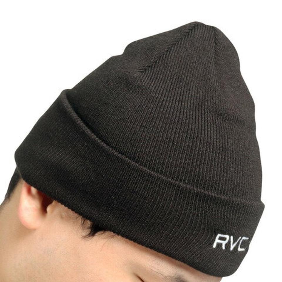 ルーカ（RVCA）（メンズ）DOUBLE FACE BEANIE ビーニー BC042942 BLK