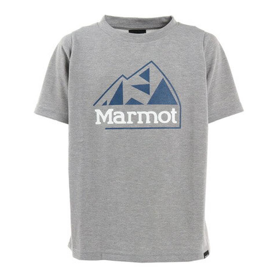 マーモット（Marmot）（キッズ）キッズ マウンテンロゴハーフスリーブクルーネックTシャツ TOJQJA18 SVM