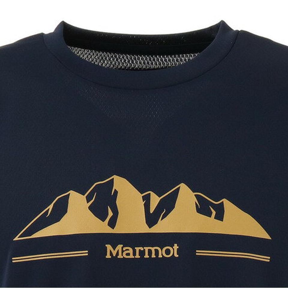 マーモット（Marmot）（メンズ）半袖Tシャツ TOMRJA61XB DIN ティーシャツ プリント UVカット トップス カジュアル アウトドア キャンプ