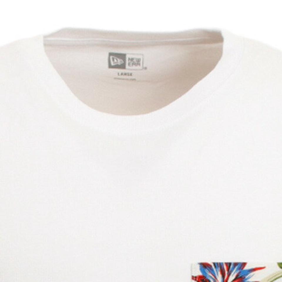 ニューエラ（NEW ERA）（メンズ）Tシャツ メンズ 半袖 ポケット ボタニカル 12674168 カットソー 白