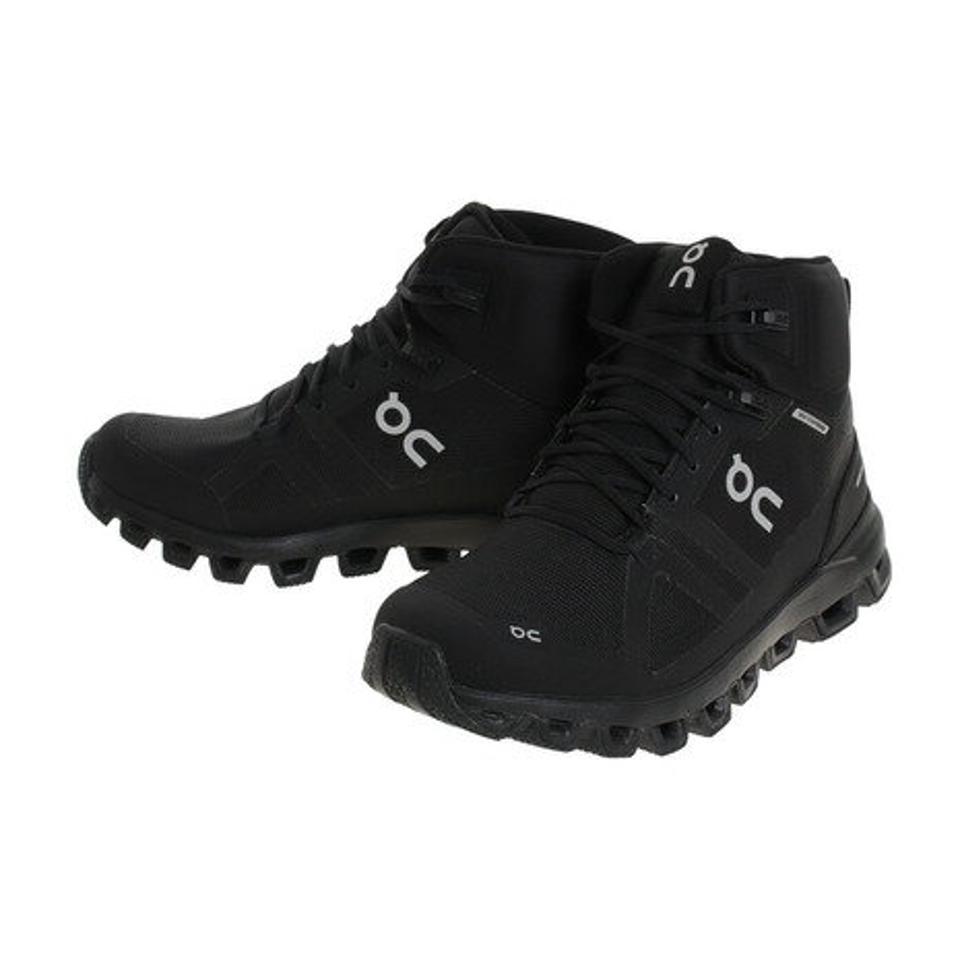 オン（On）（レディース）カジュアルシューズ CLOUDROCK WATERPROOF ブラック 2399851W ブーツ 軽量 防水 ハイキング アウトドア 雨天 雨