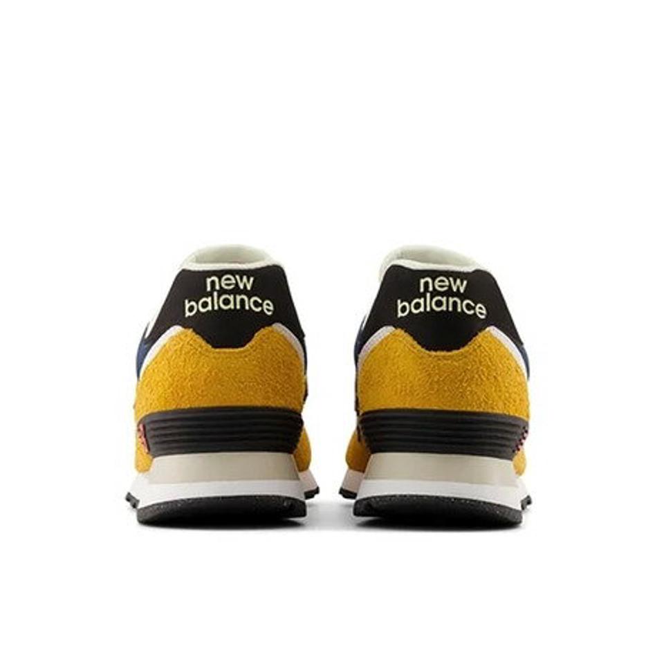ニューバランス（new balance）（メンズ、レディース）スニーカー U574 CY2 D イエロー スポーツシューズ スエード生地 メッシュ カラフル カジュアル